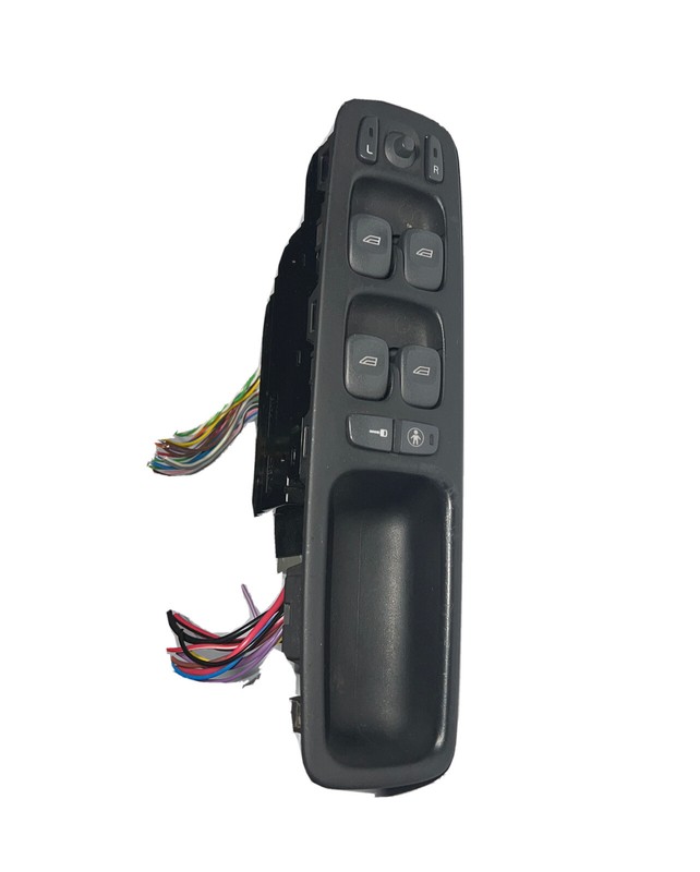 00-03 Volvo S80 Left Master Driver Window Lock Mirror Control Switch Black Trim