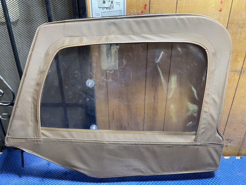 1997 - 2006 Jeep Wrangler Front Driver Left Upper Door Piece Oem Tested !