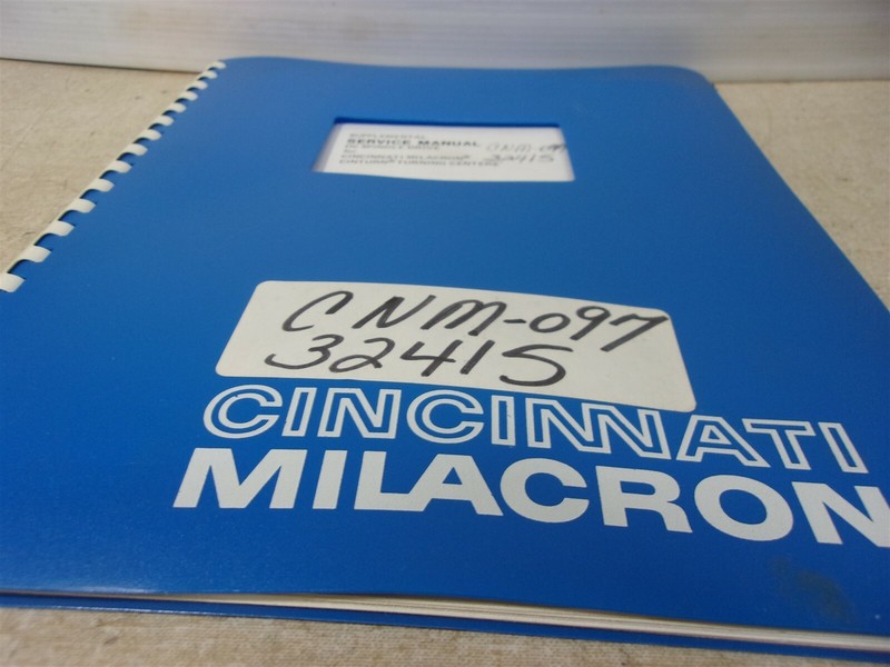 Cincinnati Milacron 3-TC-8205 DC Spindle Drive Service Manual*FREE SHIPPING*