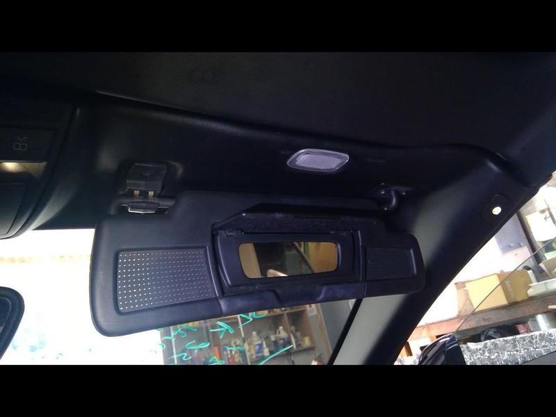 Passenger Sun Visor 172 Type SLK300 Leather Fits 12-16 MERCEDES SLK 1683547