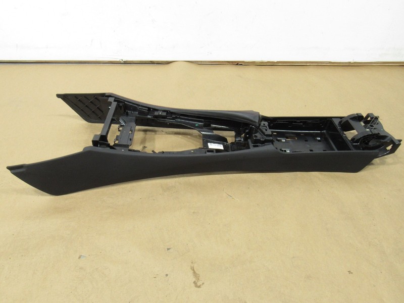 09-16 BMW Z4 E89 2016 Center Console Cover Panel Trim Frame Orange Stitch ;:A
