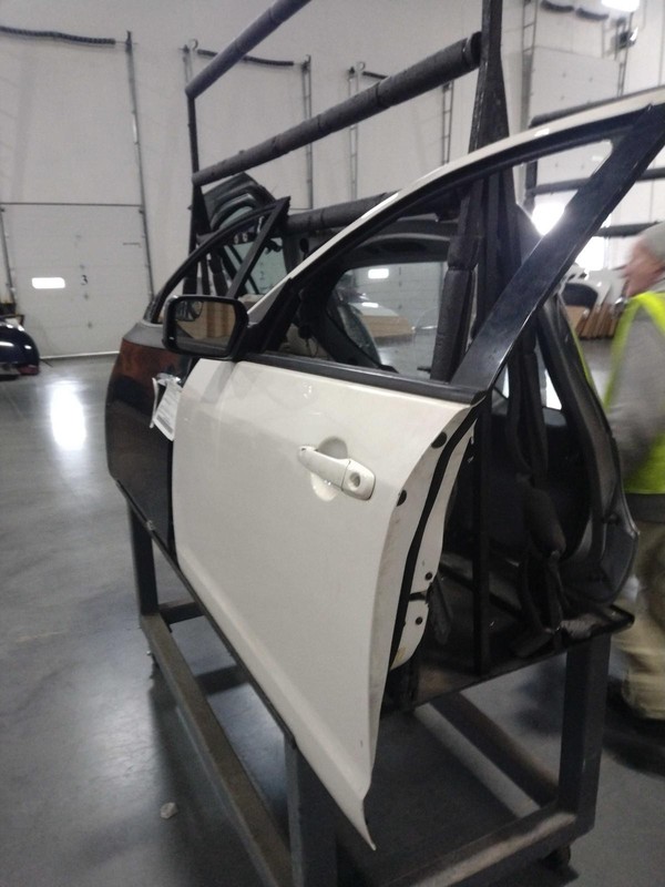 2012 Ford Fusion Left Front Door White 406532 Used 197K Miles OEM Replacement