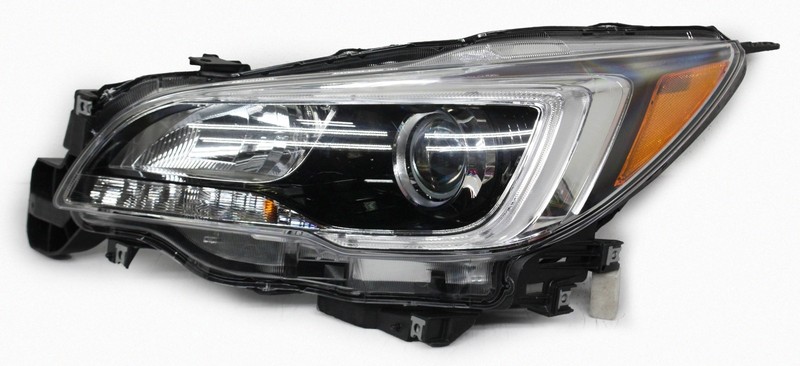 OEM Left Driver Side Halogen Headlamp For Subaru Legacy, Outback Black Bezel