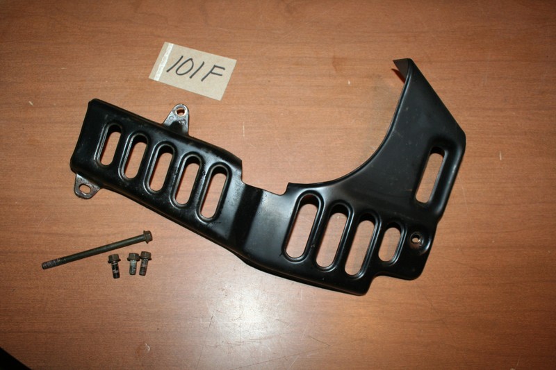 2001 Kawasaki KLF 300 Bayou Engine Side Cover Trim Left OEM 01 B