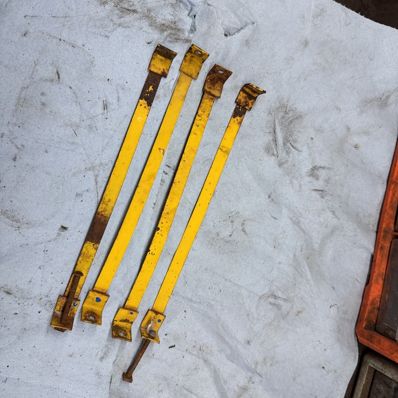 1970 Ski-doo Alpine Vintage snowmobile Petro Tank Straps Gas Tank Straps Good