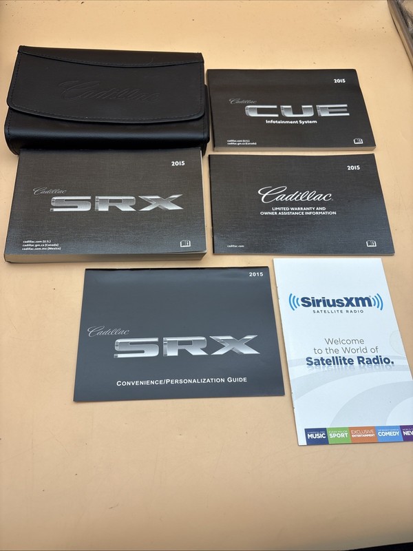2015 Cadillac SRX Owner's Manual Base Luxury Collection Performance Collection