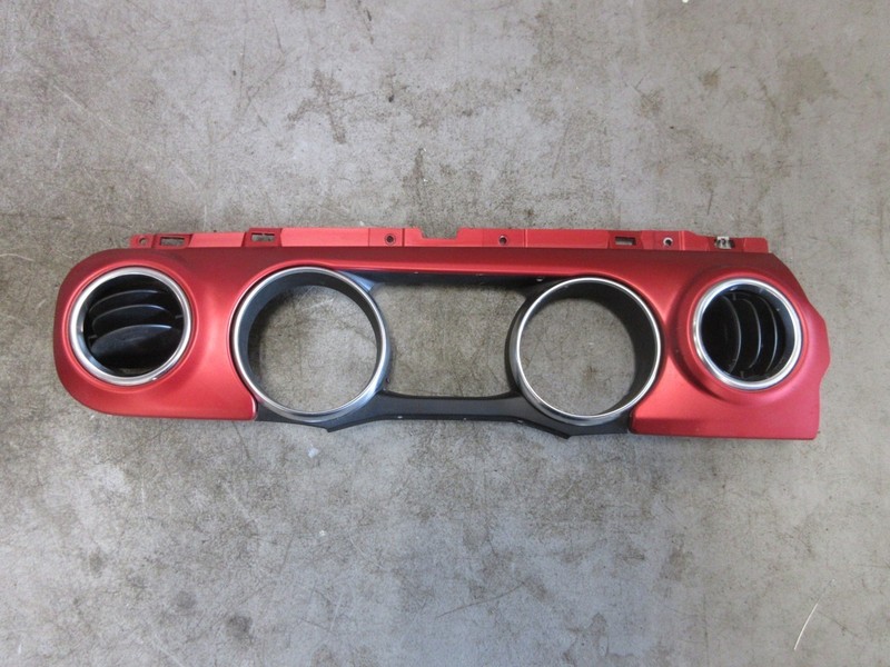 2018-2023 Jeep Wrangler JL Rubicon OEM Cluster Bezel Dash Panel Cover Red 6AB21