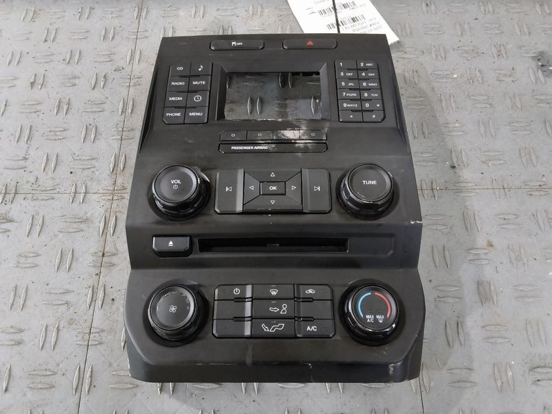 2015 Ford F150 Radio Control Panel ID FL3R-18E243-BGC Thru BGJ
