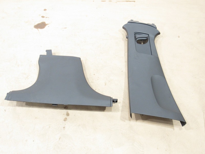 23-25 Polestar 2 2024 Left Driver Upper Lower B Pillar Cover Panel Trim Set ;:Y