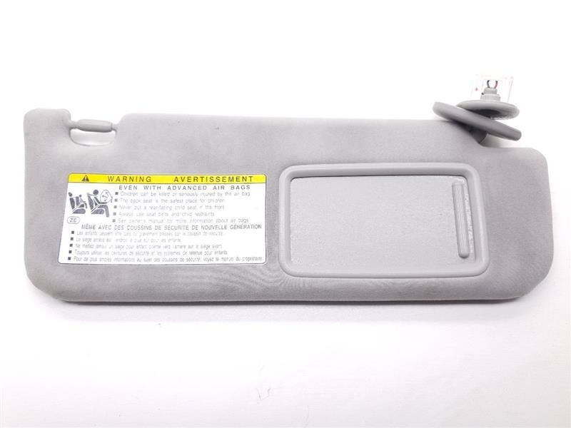 Passenger Right Sun Visor Illuminated Fits 13-15 LEXUS GS350 Gry LC20