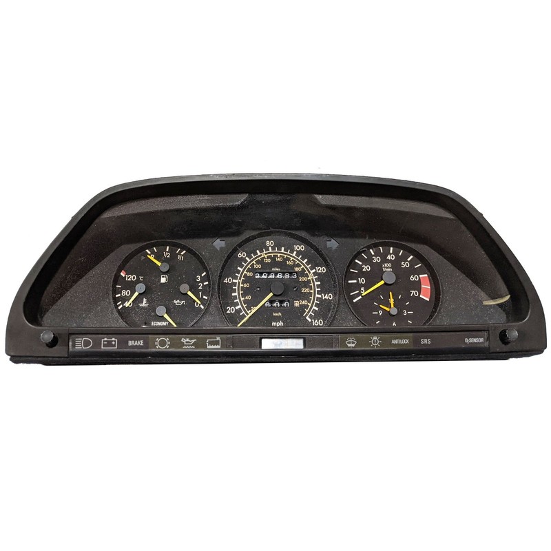 OEM Speedometer Instrument Cluster Mercedes-Benz 420SEL 560SEC 560SEL 1986-1991