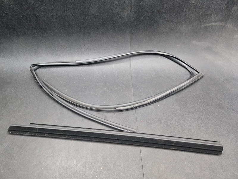 2PC Front Left Door Window Run + Belt Weatherstrip Set 2023 Toyota RAV4 19 - 25