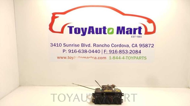Temperature Control Manual Rotary Control Knobs Fits 99-03 SOLARA 41964