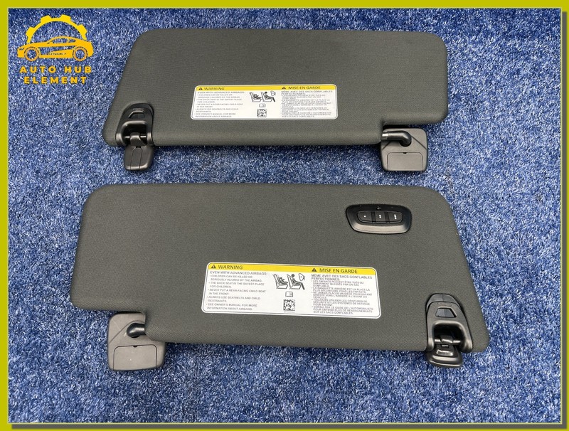 2019-2024 Ram 1500 Laramie Sun Visor Pair Left & Right w/ Vanity Mirrors OEM