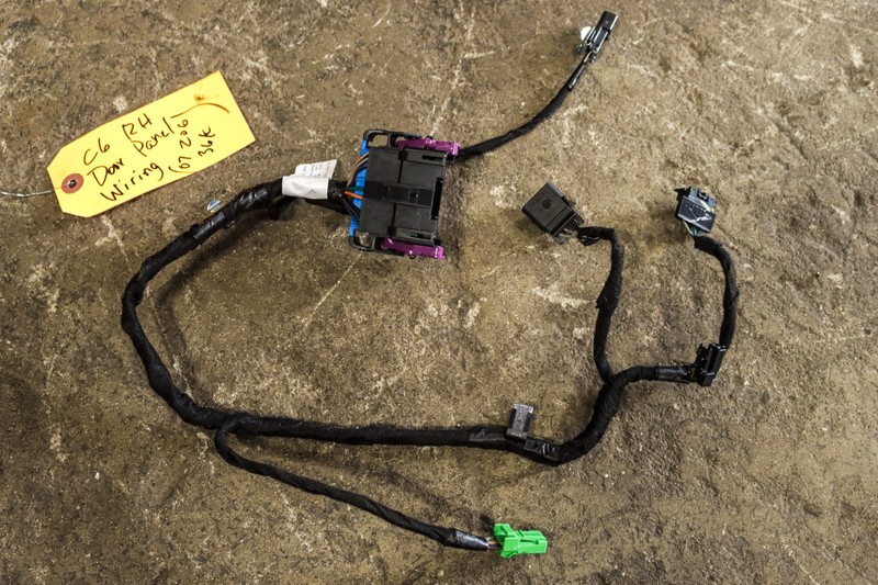 05-13 Chevy Corvette C6 Right Pass Side Door Wiring Harness OEM 15785394 *USED*