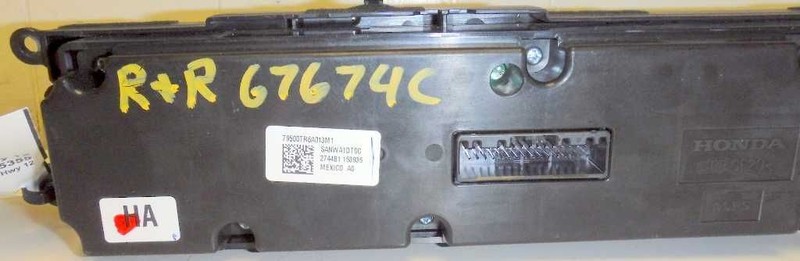 13 14 HONDA CIVIC TEMPERATURE CONTROL GX CNG US MARKET W/O NAVIGATION 148423