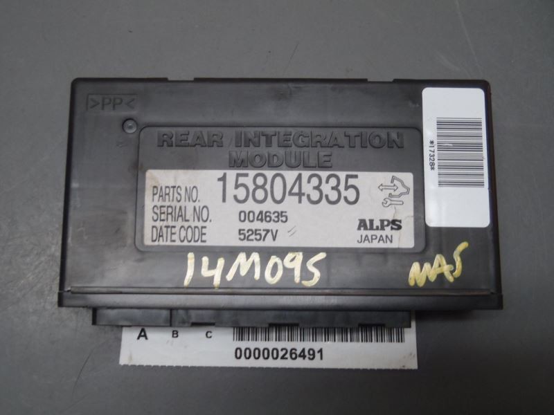 Rear Body Control Module BCM 15804335 Fits 2005-2011 Cadillac STS 77077