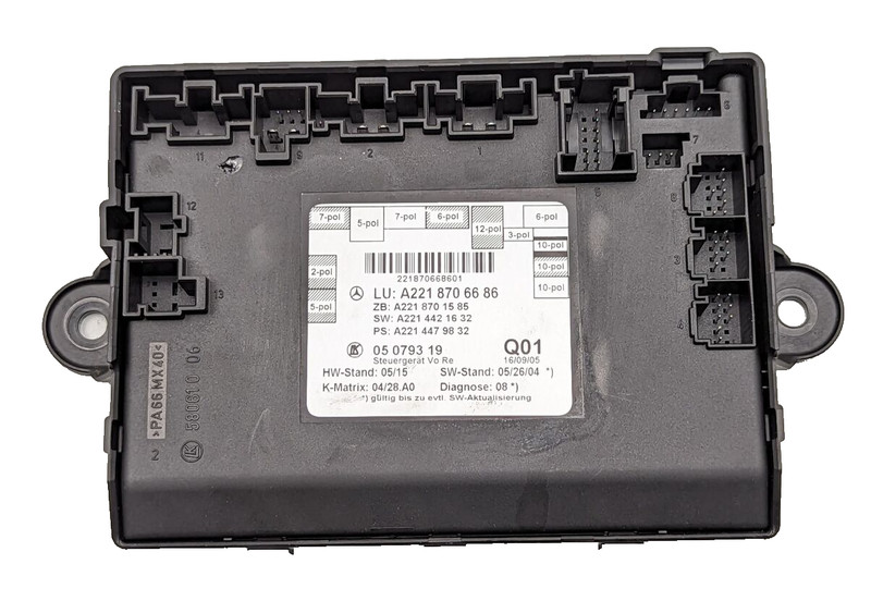 07-09 Mercedes W221 S550 Front Right Passenger Side Door Control Module OEM
