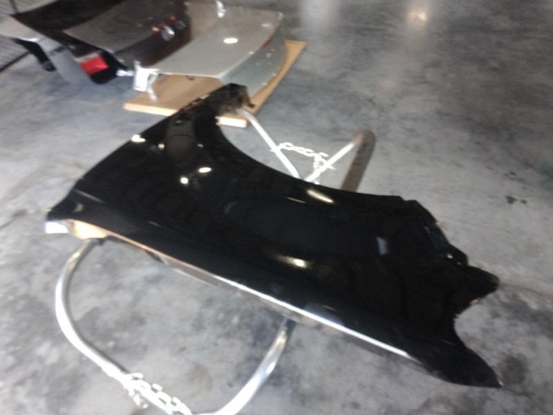 2011 Ford Escape Left Fender Black Good Condition 113706 NJ25-21425-528054