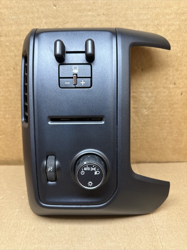 2016 CHEVY SILVERADO LH LEFT DASH TRIM BEZEL LIGHT SWITCH TOW HAUL BRAKE CONTROL