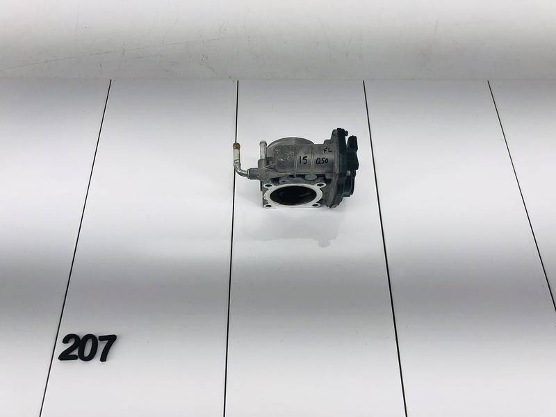 14-18 INFINITI Q50 3.7L V6 GAS ENGINE LEFT AIR INTAKE THROTTLE BODY VALVE OEM