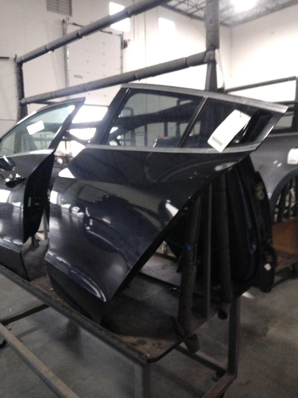 2010 Acura ZDX Left Rear Door Black 257797 Used 59K Miles OEM Replacement