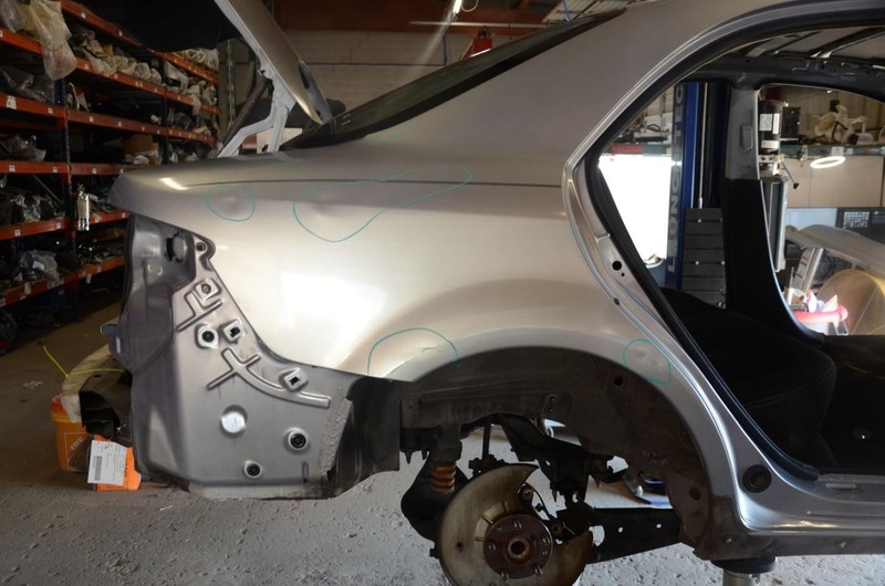 03-08 Mazda Speed6 2.3L Passenger Right Rear Quarter Panel Assembly
