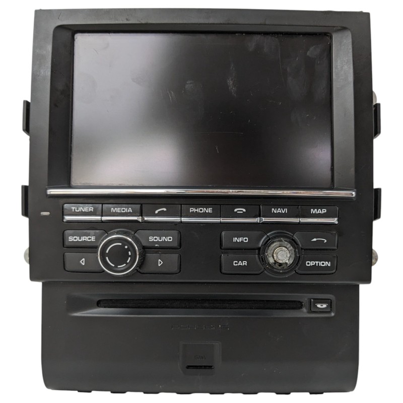 11-16 Porsche Cayenne Radio Navigation Information Display Screen OEM DAMAGE*
