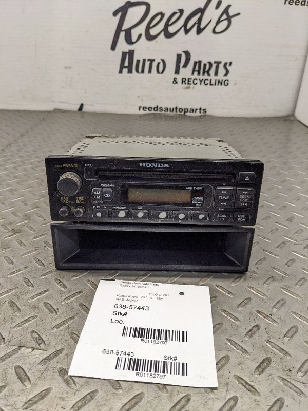 Audio Equipment Radio Am-fm-cd Coupe SOHC Vtec EX Fits 99-00 CIVIC 1182797