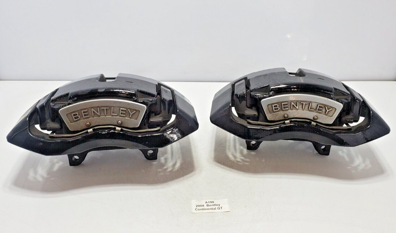 ✅ 2003-2012 OEM Bentley Continental GT Front Left Right Brake Calipers SET Of 2