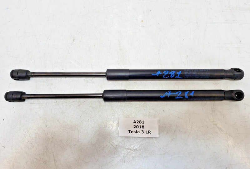✅ 17-23 OEM Tesla 3 Front Right Left Bonnet Hood Strut Shock Lift Support SET