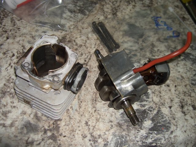 Jonsered 520sp piston cylinder crank shaft READ AD chainsaw part only