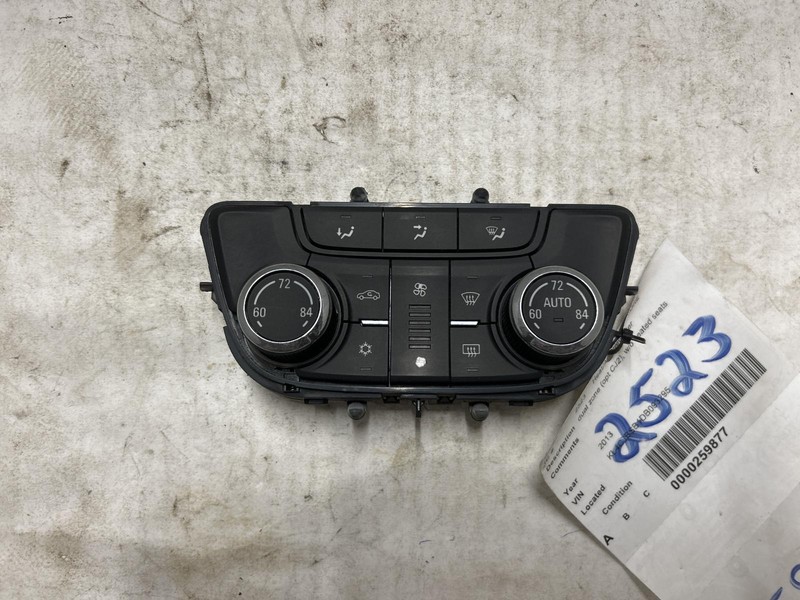 2013 BUICK ENCORE Heat AC Controller dual zone 20914370 OEM 13 14 15