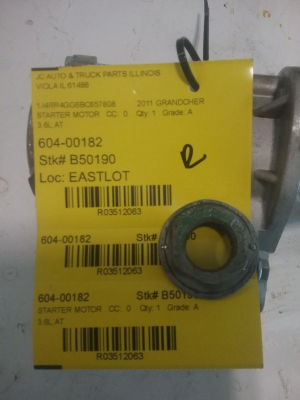 Starter Motor Fits 11-12 GRAND CHEROKEE 3512063