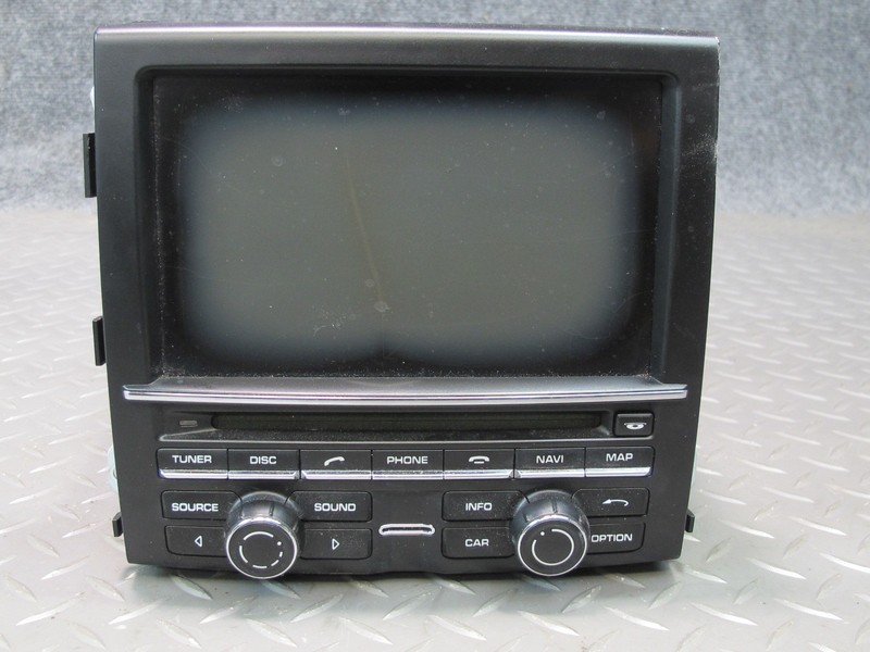 2012 PORSCHE CAYENNE 958 CD RADIO RECEIVER NAVI DISPLAY SCREEN MONITOR HEAD UNIT