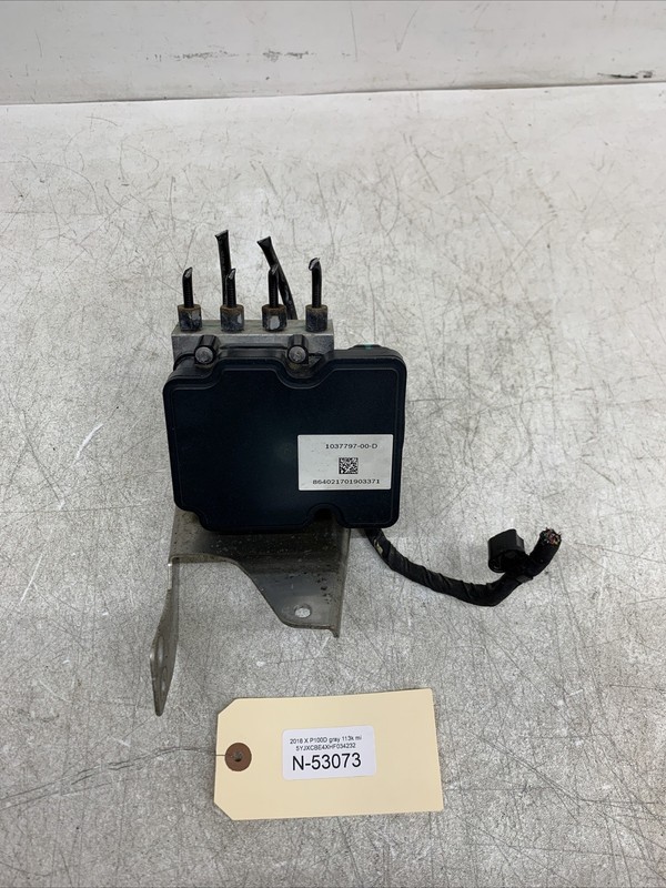 16-21 Tesla Model X ABS Anti Lock Brake Pump Module | OEM 1037797-00-D 53073 U20
