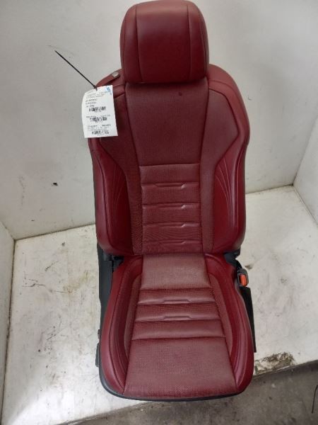 15-19 LEXUS RC350 F-SPORT 3.5L PASSENGER SIDE FRONT RED EB33 LEATHER SEAT