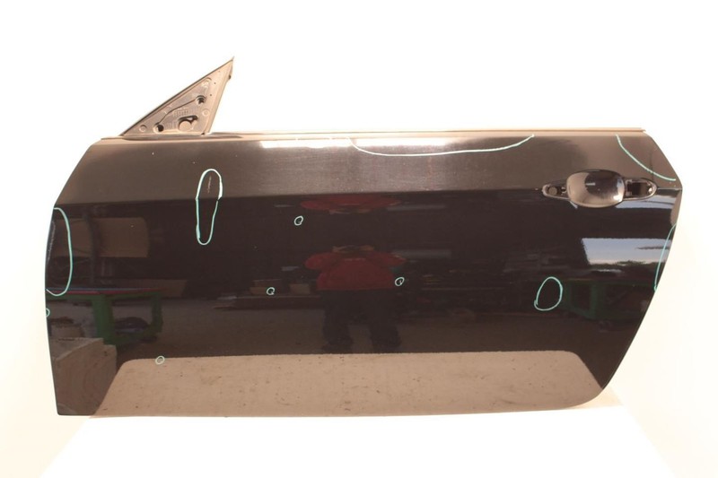 08-13 BMW M3 4.0L Black Driver Left Front Door Shell