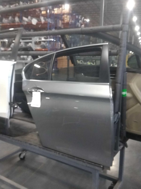 2015 BMW 535i Rear Right Door Grey OEM Used 126K Miles NJ25-26225-669163