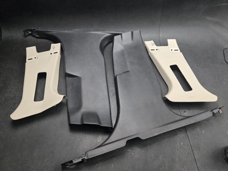 4PC B-Pillar Upper + Lower Trim Panels Set 2018 Ford Fusion 2017 - 2020