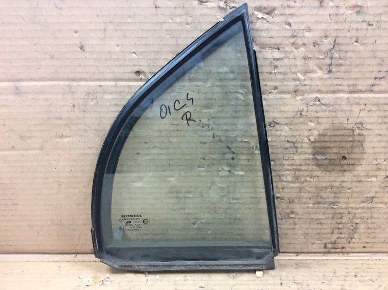 01 02 03 04 05 Civic 4D Sedan Right Rear Door Vent Glass Quarter Window Used OEM