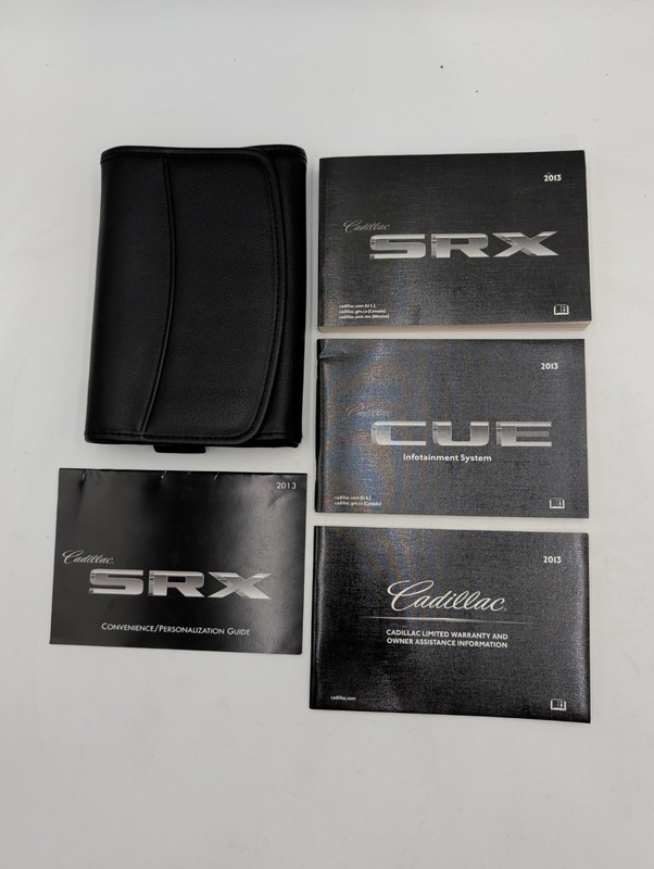 2013 CADILLAC SRX OWNERS MANUAL WITH NAVIGATION SYSTEM & CASE