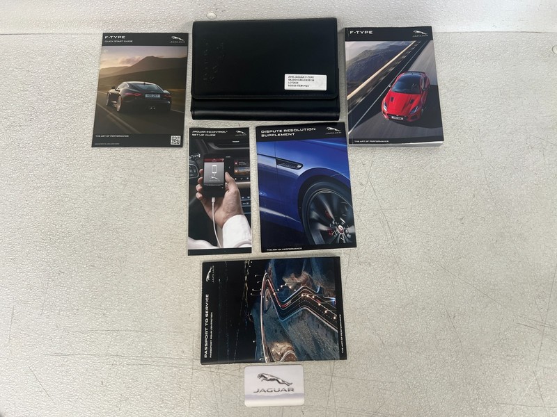⭐2018 JAGUAR F-TYPE OWNERS MANUAL USERS GUIDE HANDBOOK BOOK SET OEM LOT2620