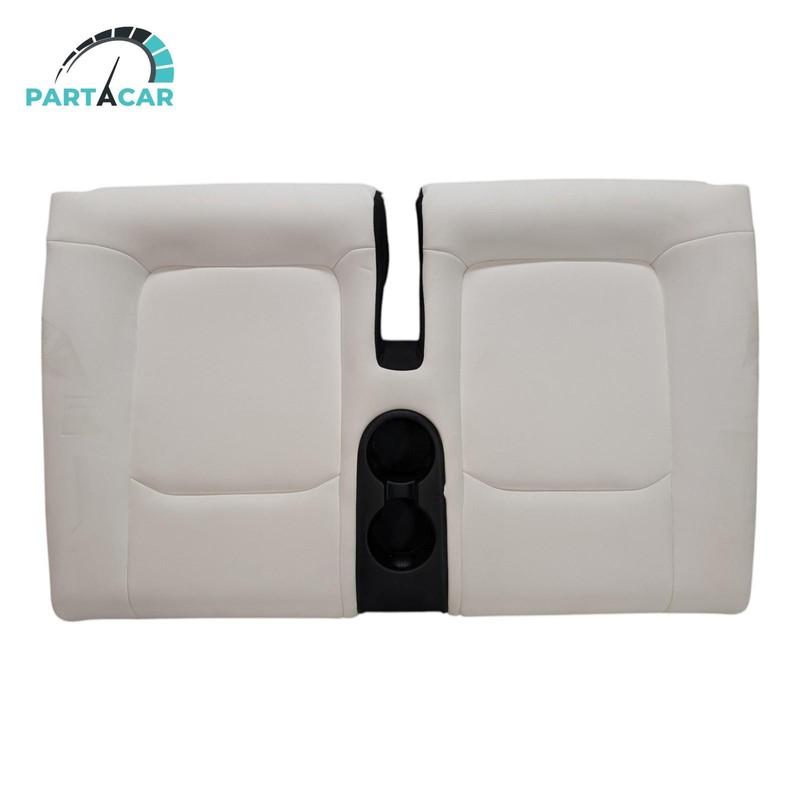 2020-2023 Tesla Model 3 Y Rear Third 3 Row Lower Seat Cushion White OEM