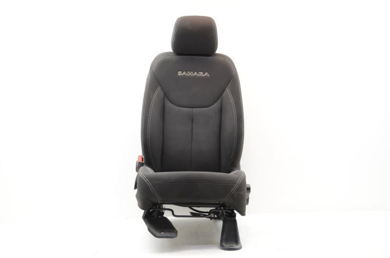 2011-2017 Jeep Wrangler 3.6L Black Cloth Driver Left Front Seat Assembly