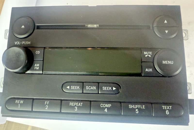2005-2007 Mercury Montego Radio Receiver AM/FM CD Player ID 5F9T-18C869-AG OEM