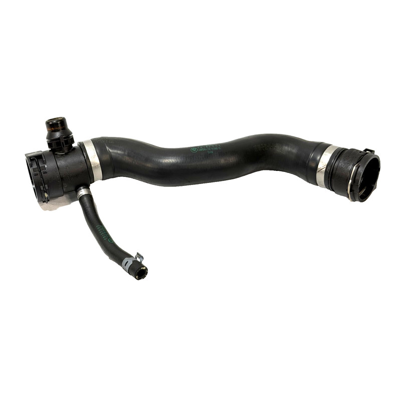 π 2012 - 2016 BMW 528I XDRIVE UPPER RADIATOR COOLANT HOSE 17-12-7-619-684 OEM