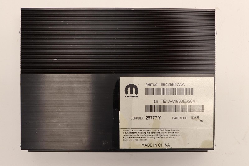 2017-2021 DODGE CHARGER AUDIO RADIO STEREO SYSTEM AMP AMPLIFIER 552WATT OEM