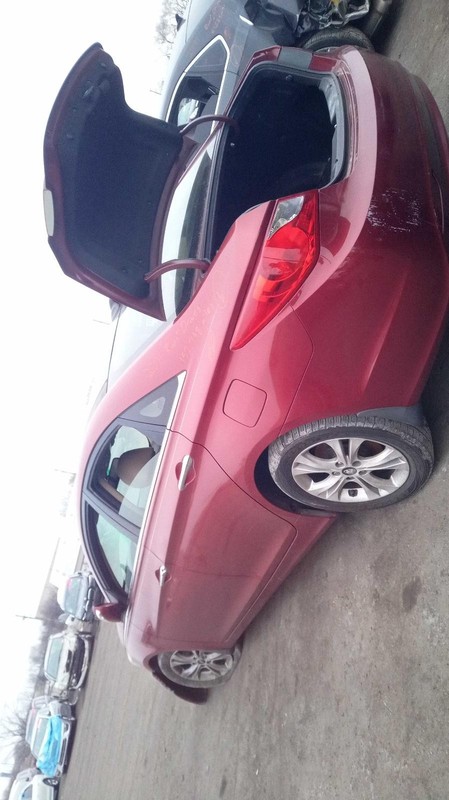 2013 Hyundai Sonata Rear Right Door Glass - Used, Red, 467554, 153K Miles