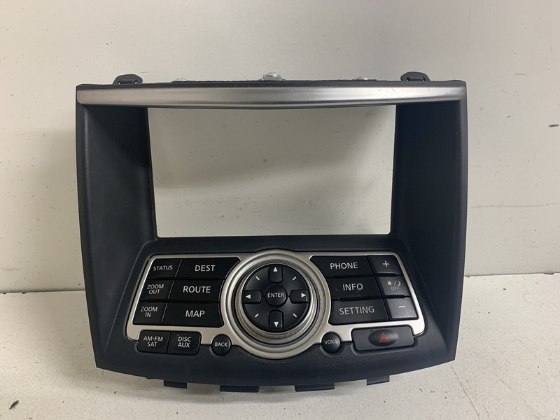 2008-2009 Infiniti EX35 Radio Stereo Climate Control Bezel Hood Trim Cover Oem